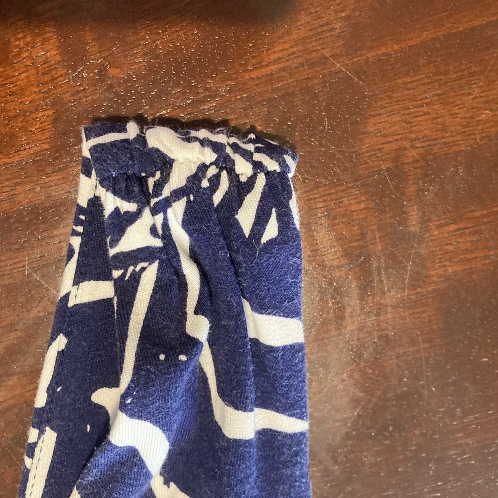 Lilly Pulitzer maxi navy and white umbrella dress - Picture 5 of 11